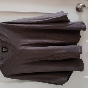 Bobeau, Hooded, Poncho, Sweatshirt Materiel in Brown